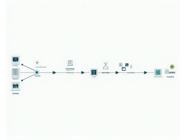 Diagram som viser en analyse av repetitive oppgaver i en liten bedrift, med piler som peker mot automatiseringsløsninger.