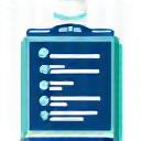 Ikon som representerer prosjektjournaler, f.eks. en prosjektplan med en fremdriftslinje og teamikoner.