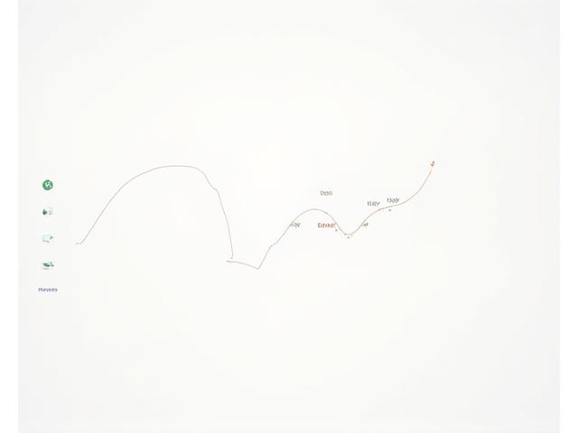 Fremdriftskurve og datavisualisering fra en vane-tracker-applikasjon, med fargerike grafer.