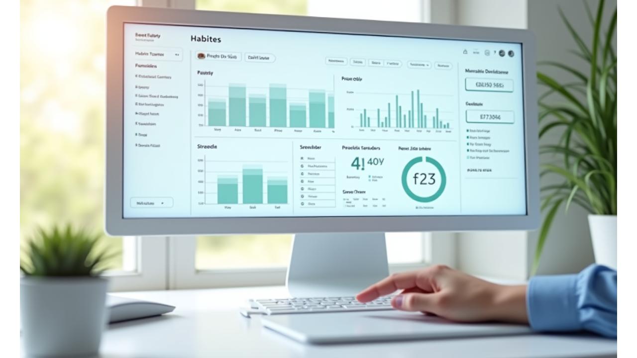 Interaktivt dashboard for vanetracking som viser fremgang og mål