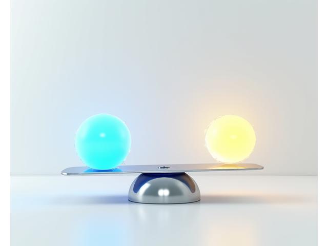 Abstrakt illustrasjon av balanse og rettferdighet, representerer juridisk ansvar og ansvarsfraskrivelse.